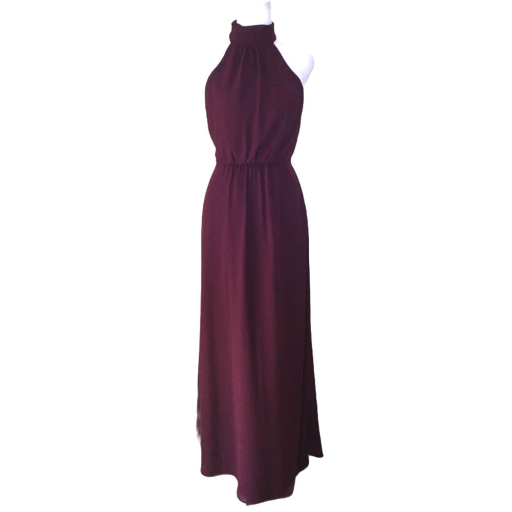 Show Me Your Mumu Collette Collar Maxi Merlot XS - Picture 3 of 15